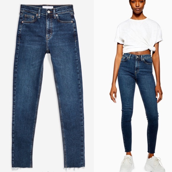 Topshop | Jeans | Topshop Indigo Raw 